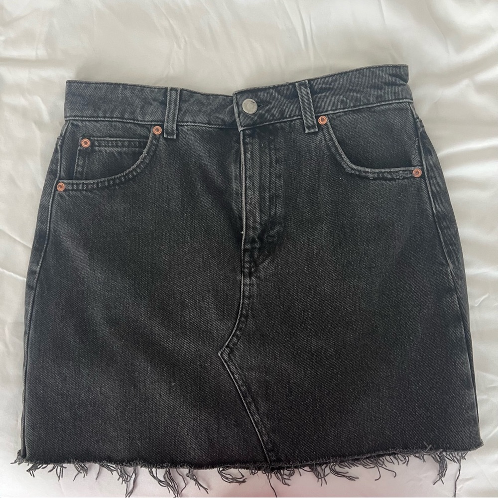 🌸Topshop Black denim Skirt